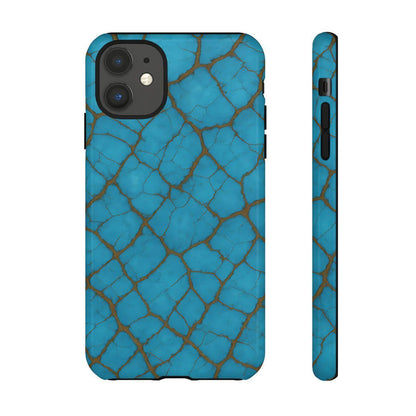 Cracked Turquoise Tough Case