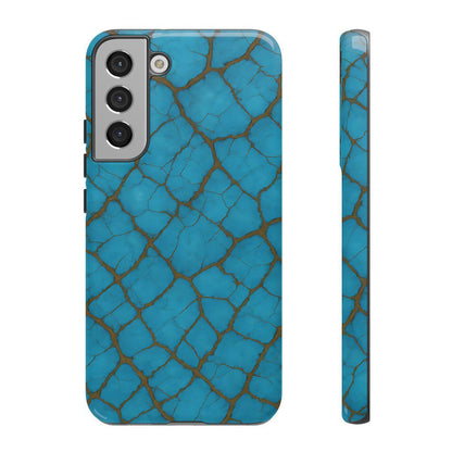 Cracked Turquoise Tough Case