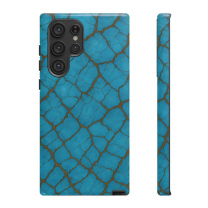 Cracked Turquoise Tough Case