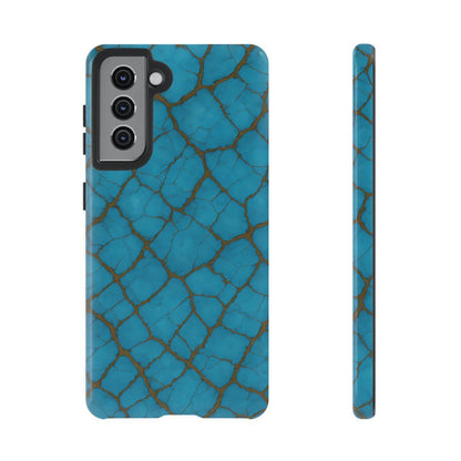 Cracked Turquoise Tough Case