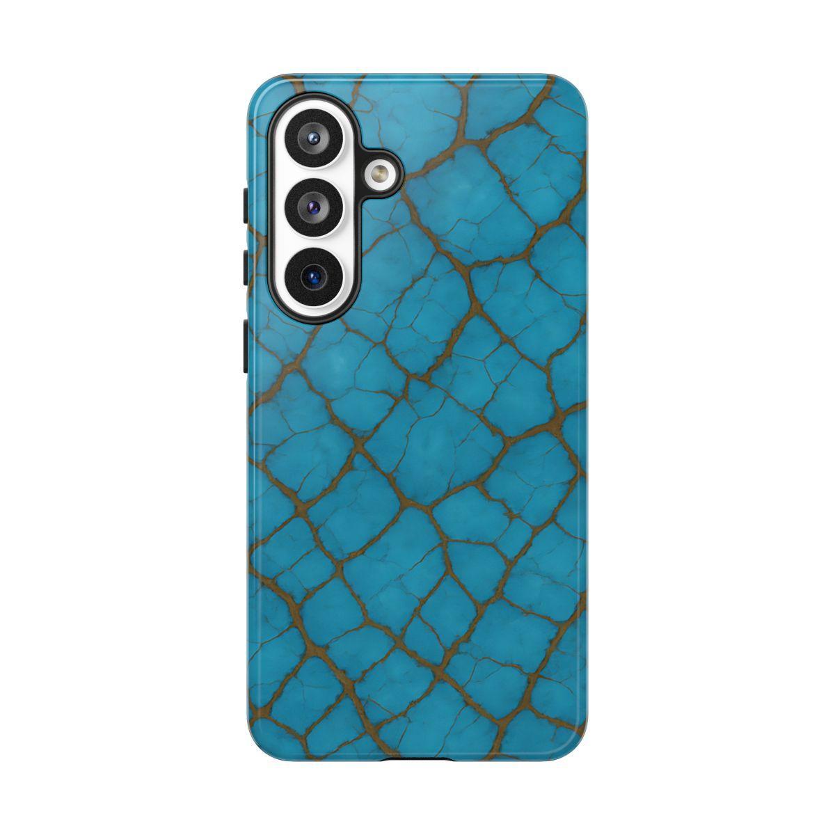 Cracked Turquoise Tough Case