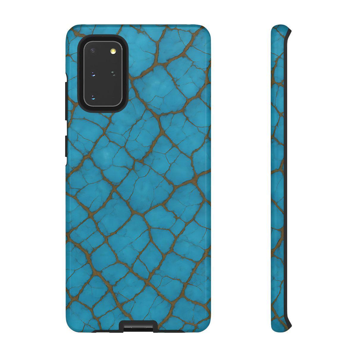 Cracked Turquoise Tough Case