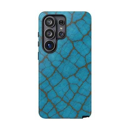 Cracked Turquoise Tough Case