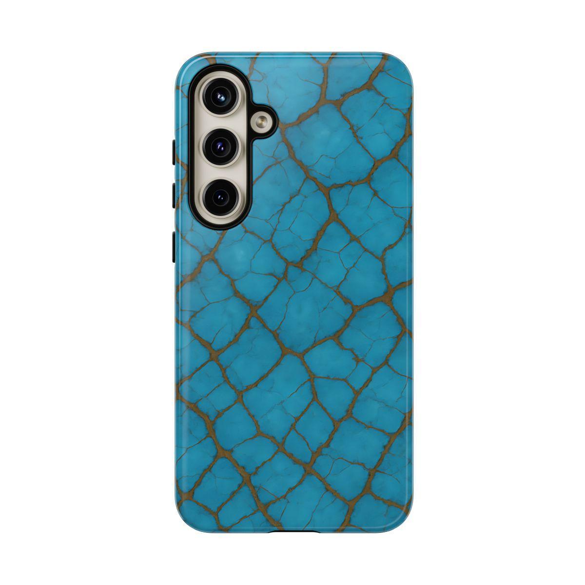 Cracked Turquoise Tough Case