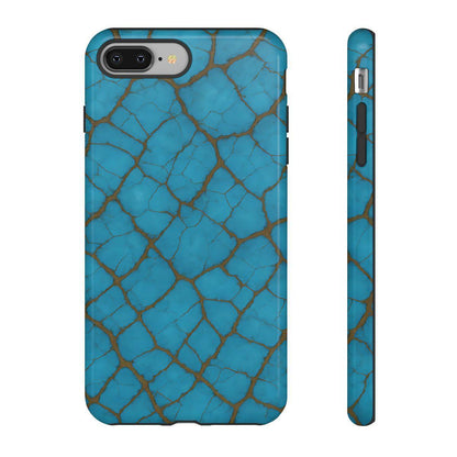 Cracked Turquoise Tough Case