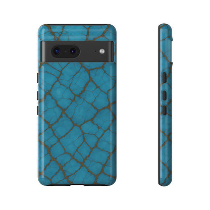 Cracked Turquoise Tough Case
