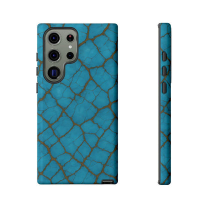 Cracked Turquoise Tough Case
