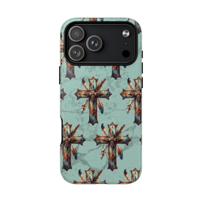 Crosses And Feathers Magnetic Case