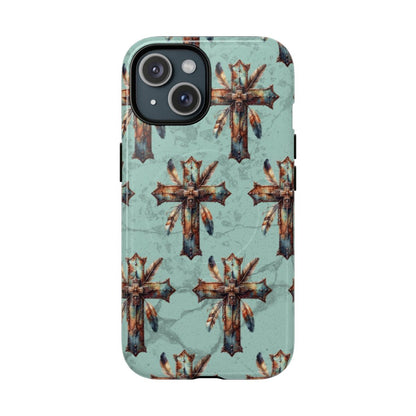Crosses And Feathers Magnetic Case