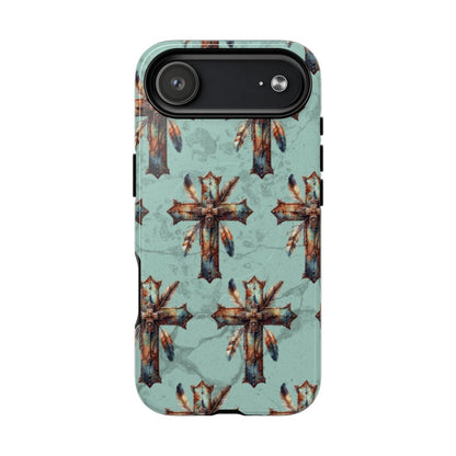 Crosses And Feathers Magnetic Case