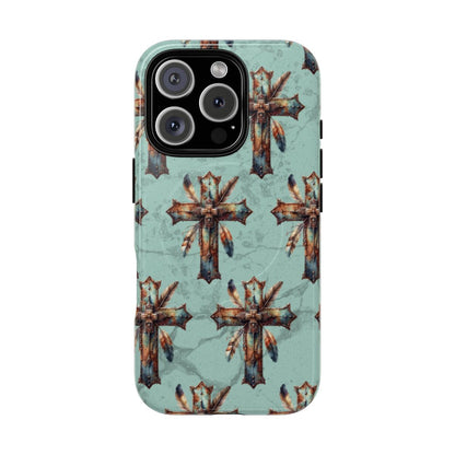 Crosses And Feathers Magnetic Case