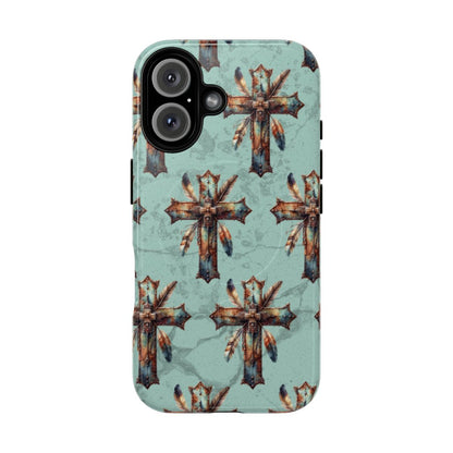 Crosses And Feathers Magnetic Case