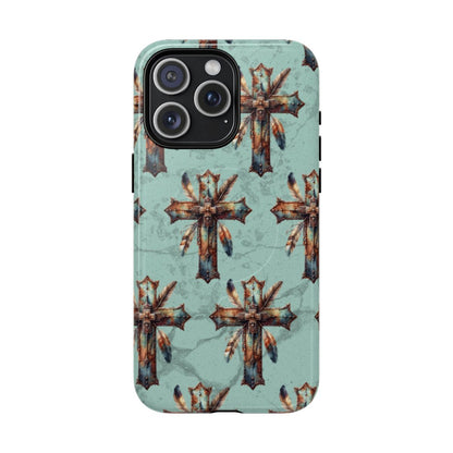 Crosses And Feathers Magnetic Case