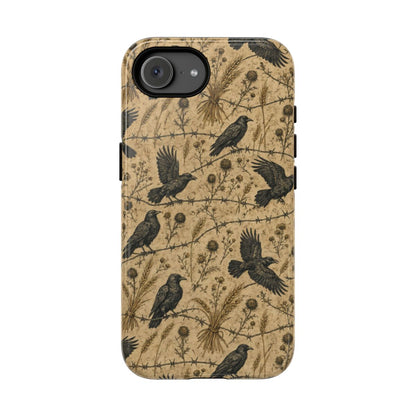 Crow Wheat Barbwire Tough Case - iPhone 16e