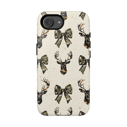 Deer + Bows Tough Case - iPhone 16e