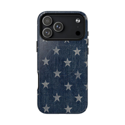 Denim and Stars Magnetic Case - iPhone 18 Pro Max