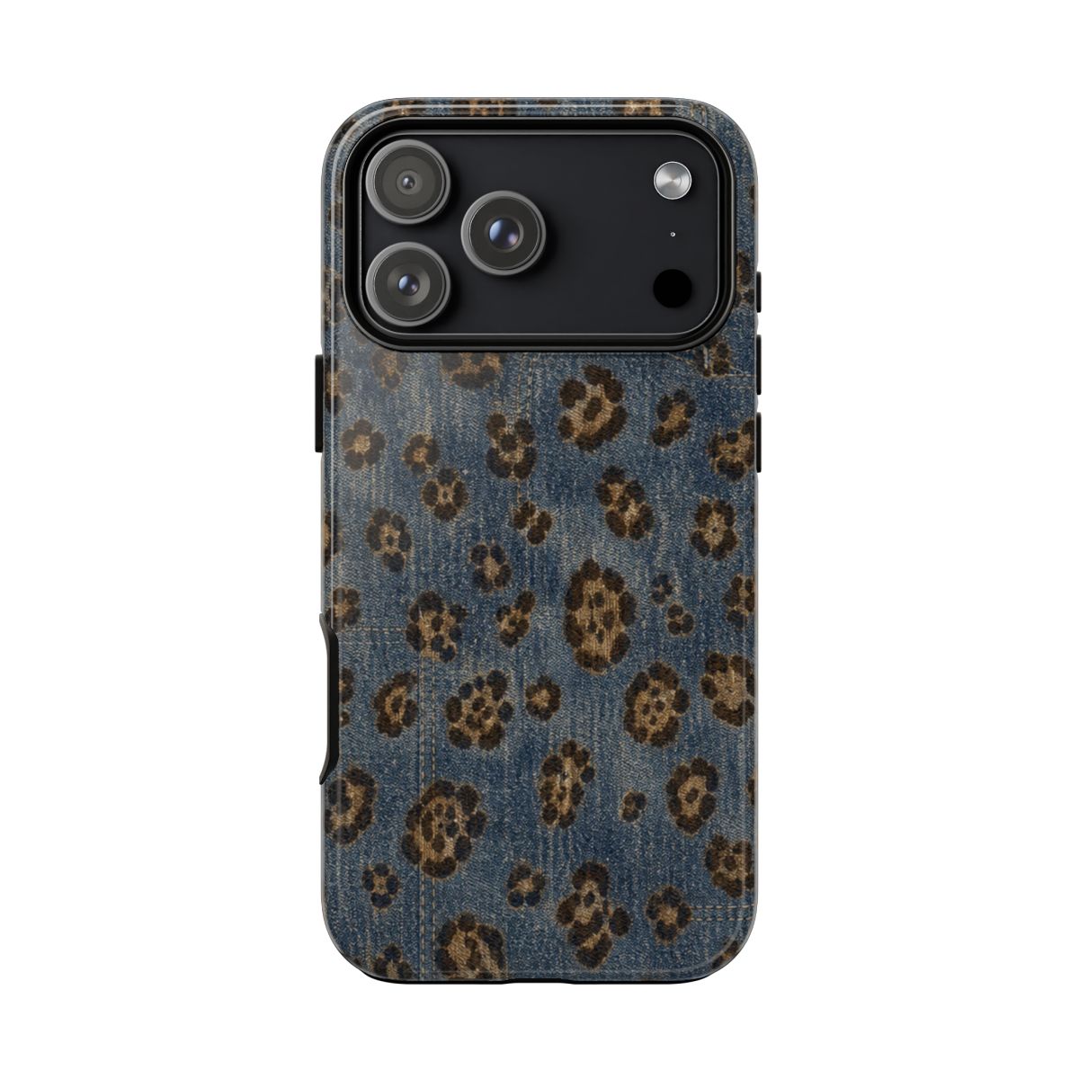 Denim Leopard Tough Case - iPhone 18 Pro Max