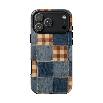 Denim Patchwork Tough Case - iPhone 18 Pro Max