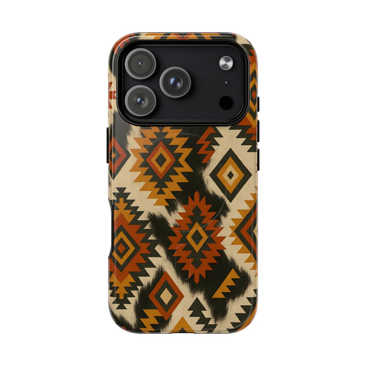 Desert Aztec + Cowhide Magnetic Case