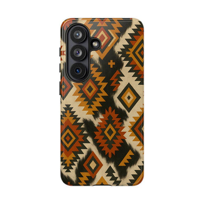 Desert Aztec + Cowhide Tough Case