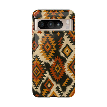 Desert Aztec + Cowhide Tough Case