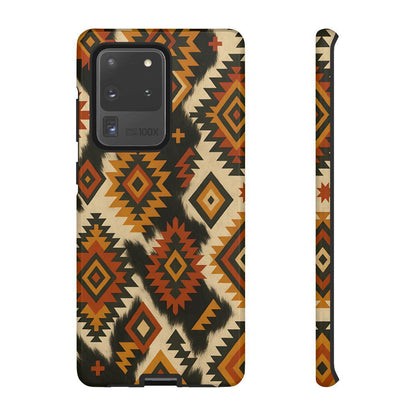 Desert Aztec + Cowhide Tough Case