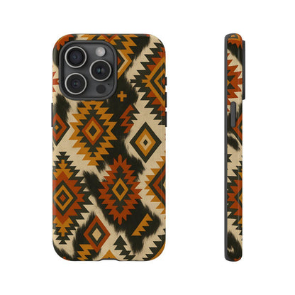 Desert Aztec + Cowhide Tough Case