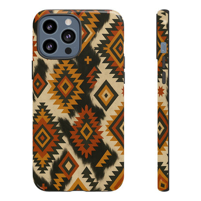 Desert Aztec + Cowhide Tough Case