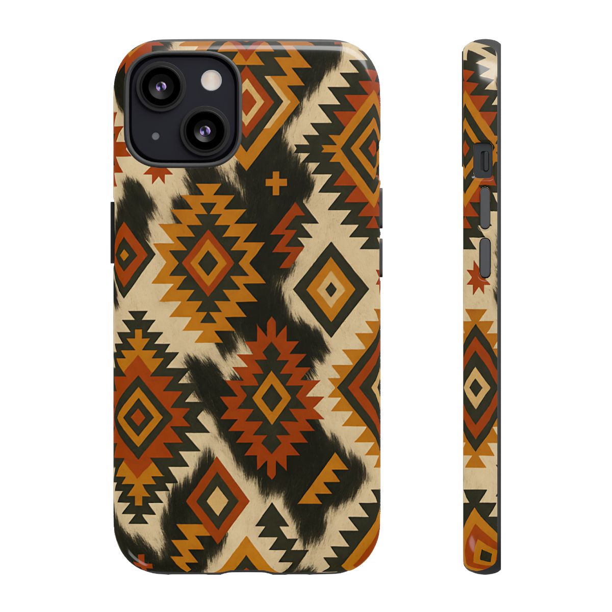 Desert Aztec + Cowhide Tough Case