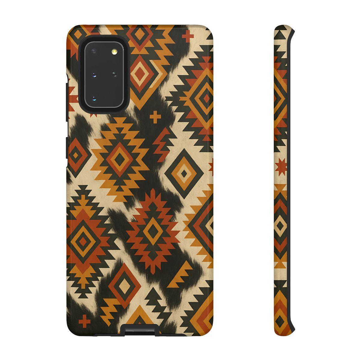 Desert Aztec + Cowhide Tough Case