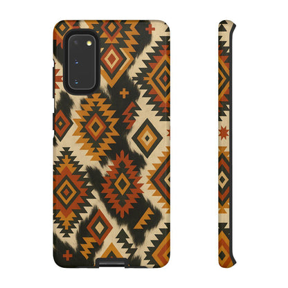Desert Aztec + Cowhide Tough Case