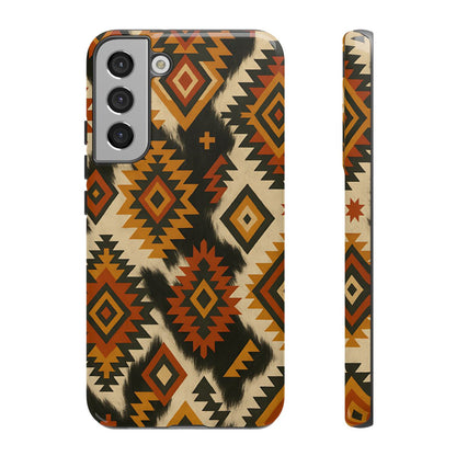 Desert Aztec + Cowhide Tough Case