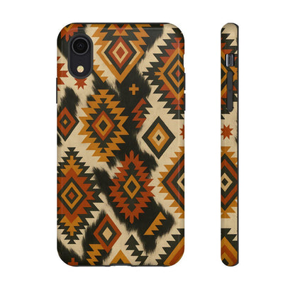 Desert Aztec + Cowhide Tough Case