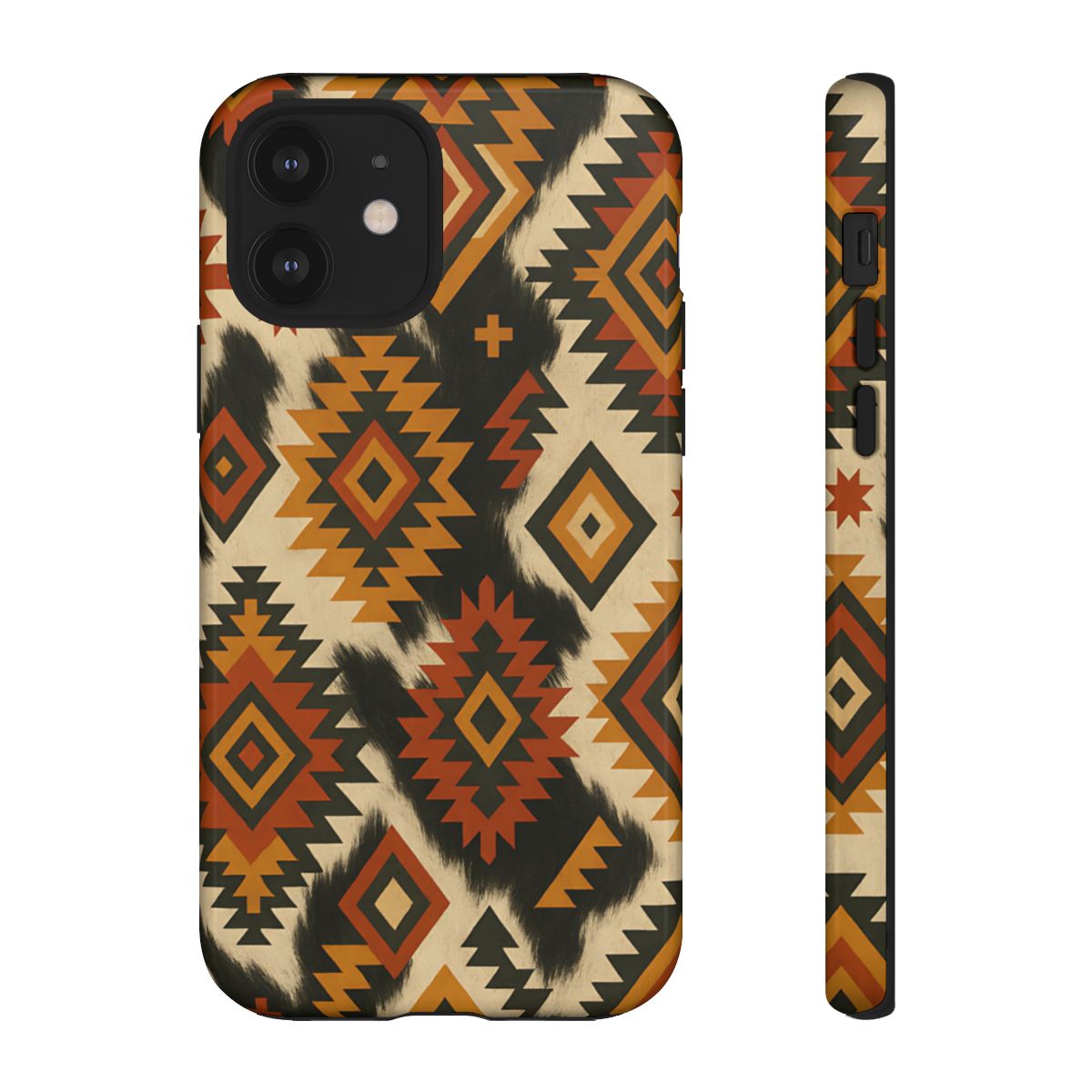 Desert Aztec + Cowhide Tough Case