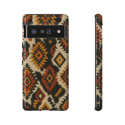 Desert Aztec + Cowhide Tough Case