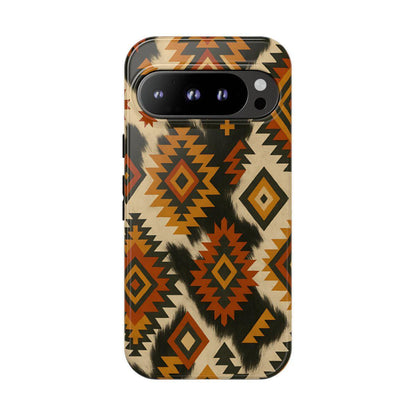 Desert Aztec + Cowhide Tough Case
