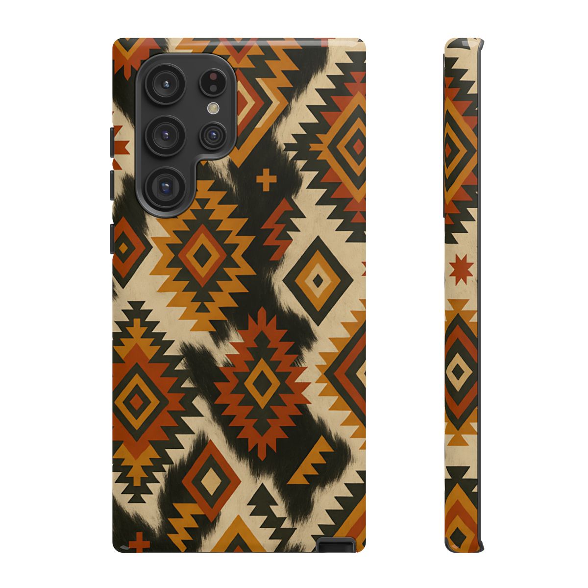 Desert Aztec + Cowhide Tough Case