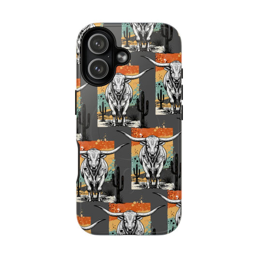 Desert Longhorn Magnetic Case