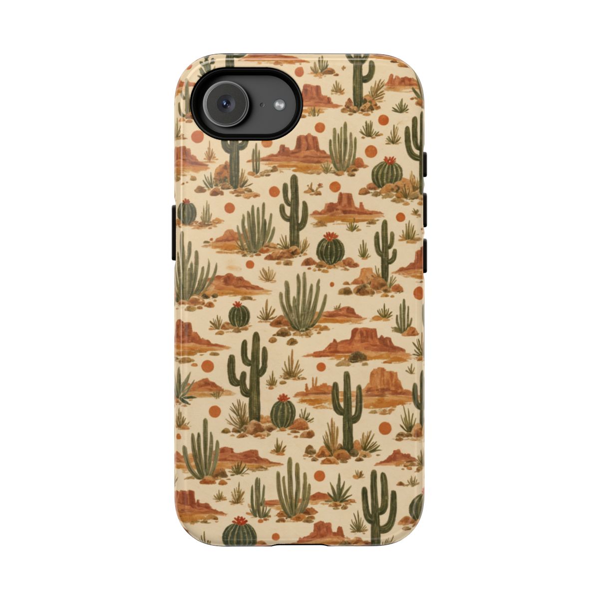 Desert Mesa Cactus Tough Case - iPhone 17e