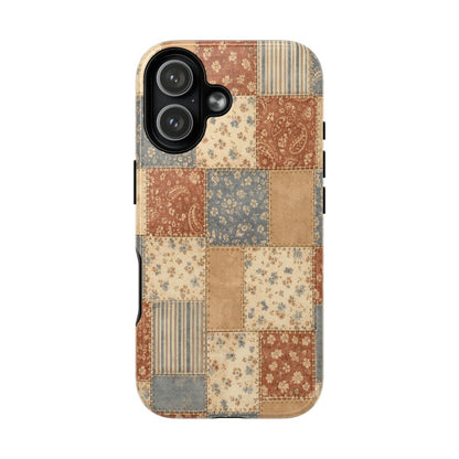 Dusty Patchwork Magnetic Case