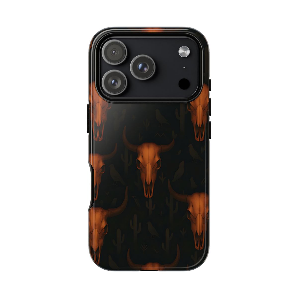 Ember Skulls Tough Phone Case