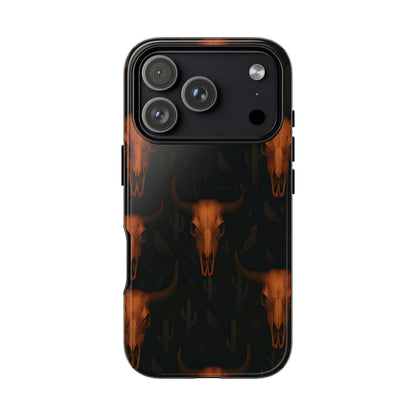 Ember Skulls Tough Phone Case