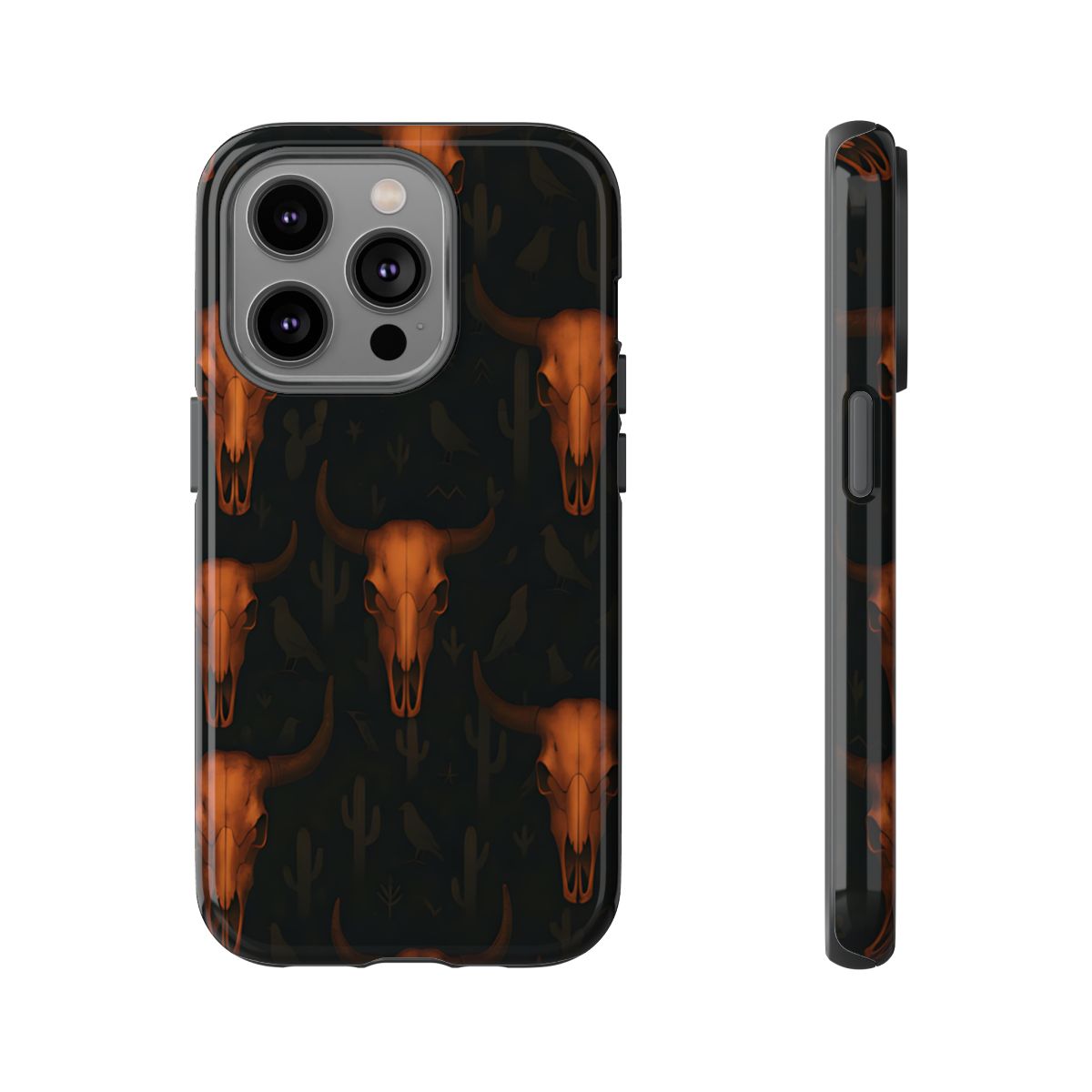 Ember Skulls Tough Phone Case
