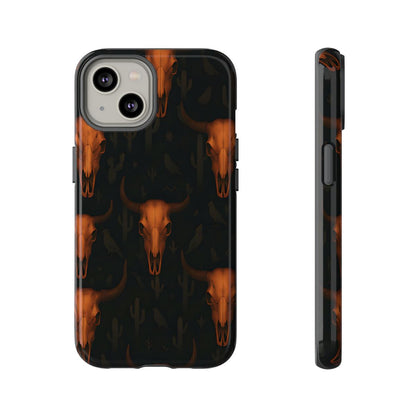 Ember Skulls Tough Phone Case