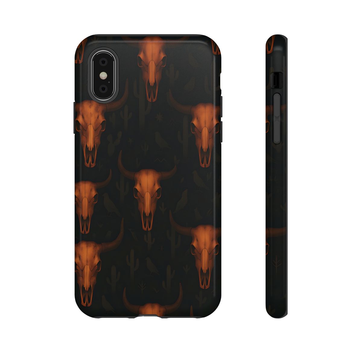 Ember Skulls Tough Phone Case