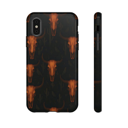 Ember Skulls Tough Phone Case