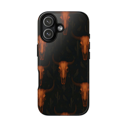 Ember Skulls Tough Phone Case