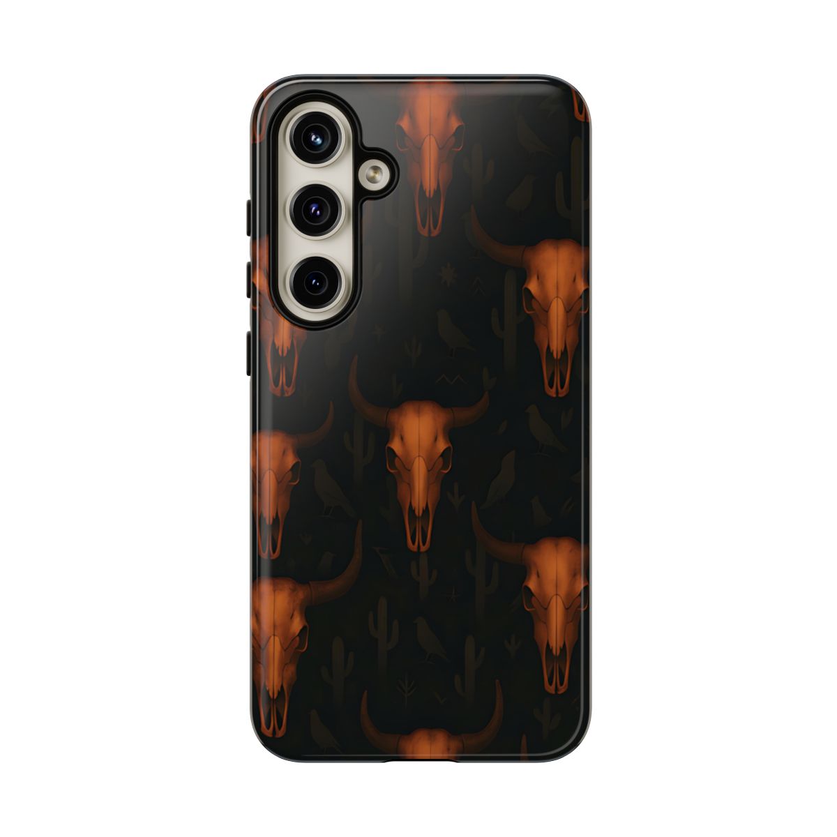Ember Skulls Tough Phone Case