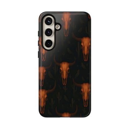 Ember Skulls Tough Phone Case