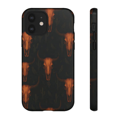 Ember Skulls Tough Phone Case